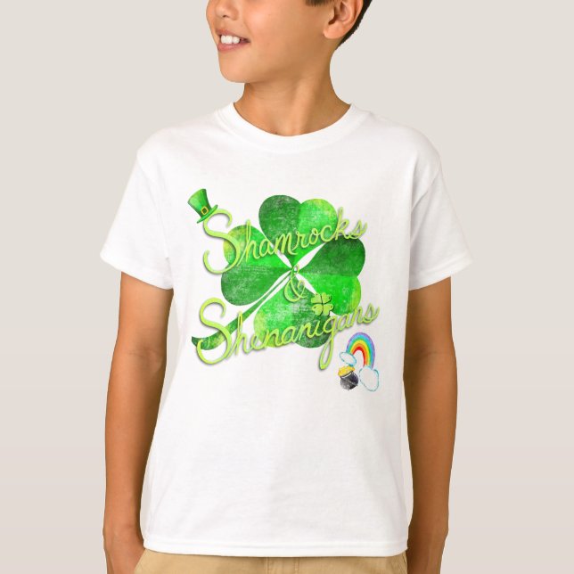 Shamrocks & Shenanigans T-Shirt (Front)