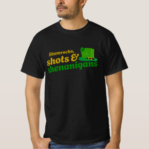 Shamrocks, Shots, and Shenanigans T-Shirt