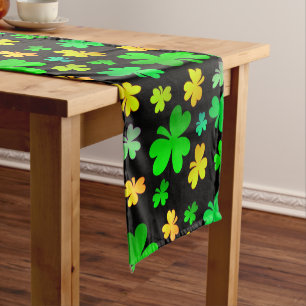 Shamrocks St. Patrick's Day Table Runner