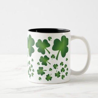 Shamrocks - tasse du jour de St Patrick