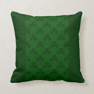 Shamrocks Throw Pillow