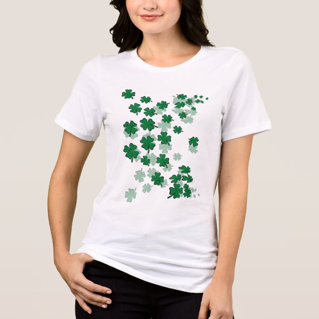 Shamrocks Tri-Blend Shirt (Front)