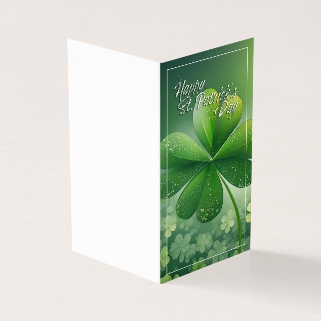 Shamrocks verts Bonne St. Patrick's Day (7) c (Outside)