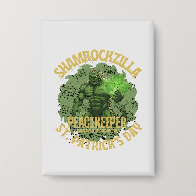 Shamrockzilla Peacekeeper: St. Patrick’s Day Kaiju (Front)