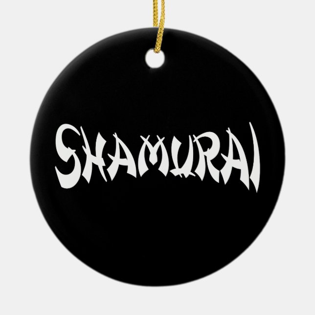 SHAMURAI CERAMIC ORNAMENT (Front)