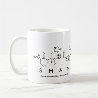 Shan peptide name mug