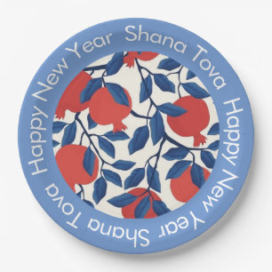 Shana Tova Paper Plate
