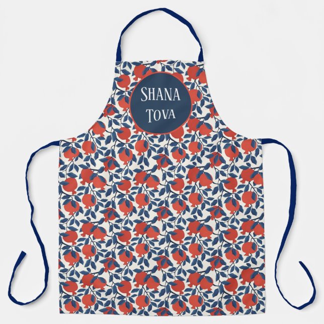 Shana Tova Pomegranate Apron (Front)
