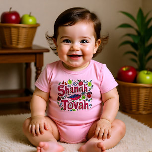 🍎 Shanah Tovah Baby Bodysuit