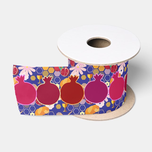 Shanah Tovah festival Party decoration Satin Ribbon (Spool)