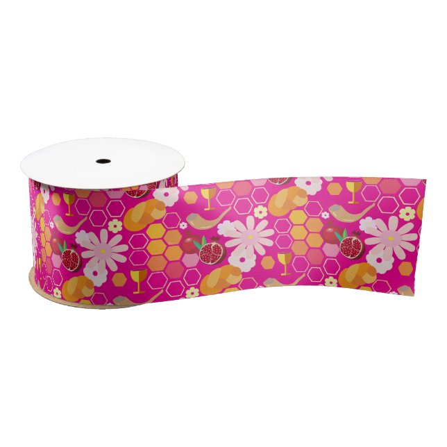 Shanah Tovah festival Party decoration Satin Ribbon (Spool)