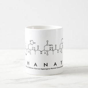Shanaya peptide name mug