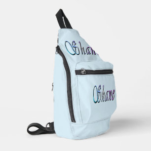"Shane" Colorful Shane Name, Sling Bag