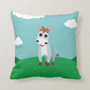 Shane the Donkey Throw Pillow