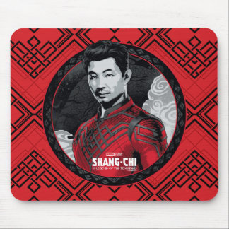 Shang-Chi Circular Portrait Mouse Pad