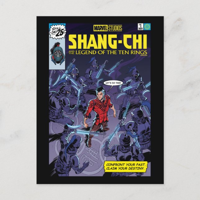 Shang-Chi Homage Comic Cover Postcard (Front)