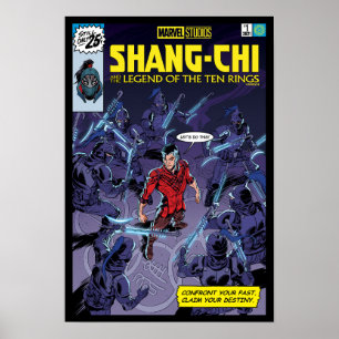 Shang-Chi Homage Comic Cover Poster