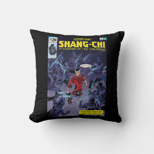 Shang-Chi Homage Comic Cover Throw Pillow