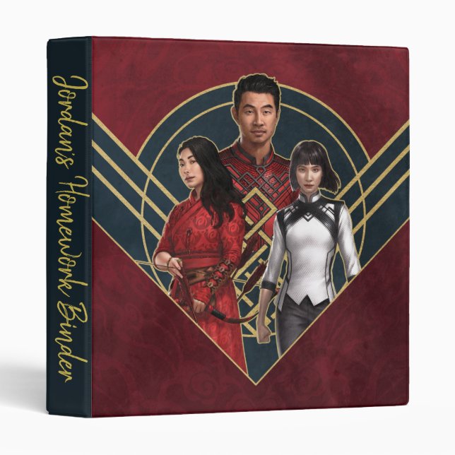 Shang-Chi, Katy, & Xialing Binder (Front/Spine)