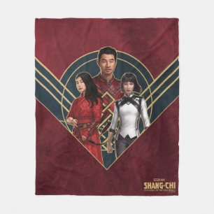 Shang-Chi, Katy, & Xialing Fleece Blanket