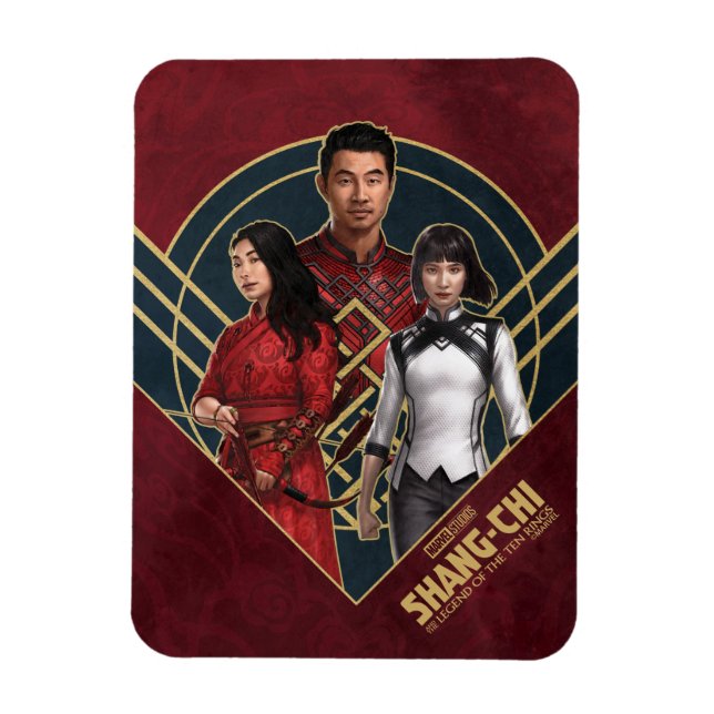Shang-Chi, Katy, & Xialing Magnet (Vertical)