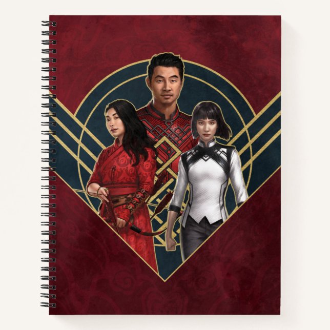 Shang-Chi, Katy, & Xialing Notebook (Front)