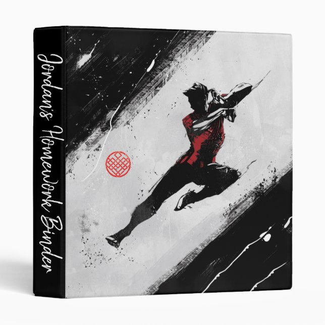 Shang-Chi Kick Illustration Binder (Front/Spine)
