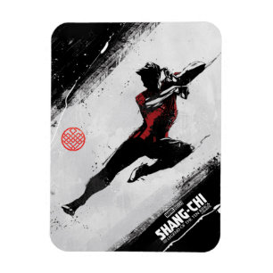 Shang-Chi Kick Illustration Magnet