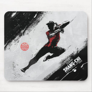 Shang-Chi Kick Illustration Mouse Pad