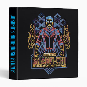Shang-Chi Neon Light Graphic Binder