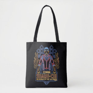 Shang-Chi Neon Light Graphic Tote Bag
