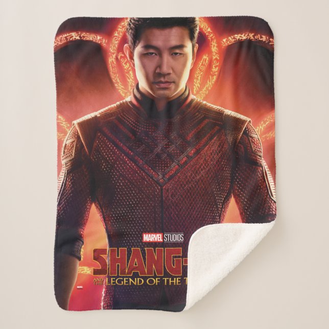 Shang-Chi Theatrical Art Sherpa Blanket (Front)