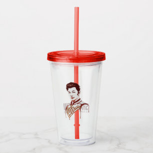Shang-Chi Watercolor Portrait Acrylic Tumbler