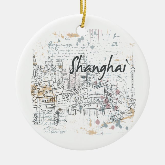 Shanghai Ceramic Ornament (Front)