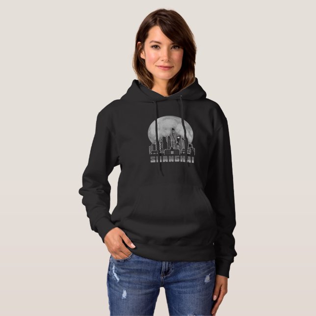 Shanghai China Full Moon Hoodie (Front Full)