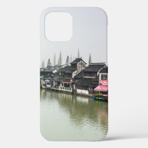 Shanghai, China, Mar 30, 2017, Wooden historic bui iPhone 12 Case