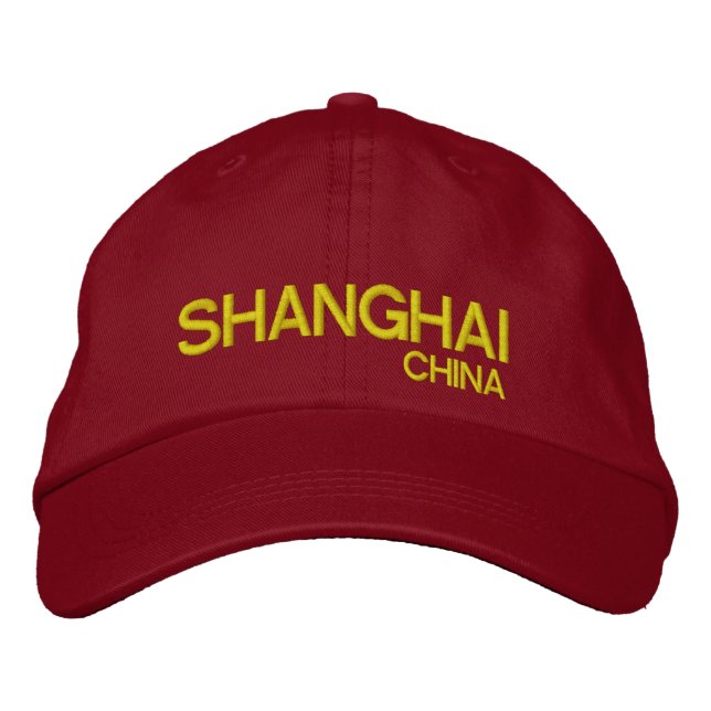 Shanghai China Personalized Adjustable Hat (Front)