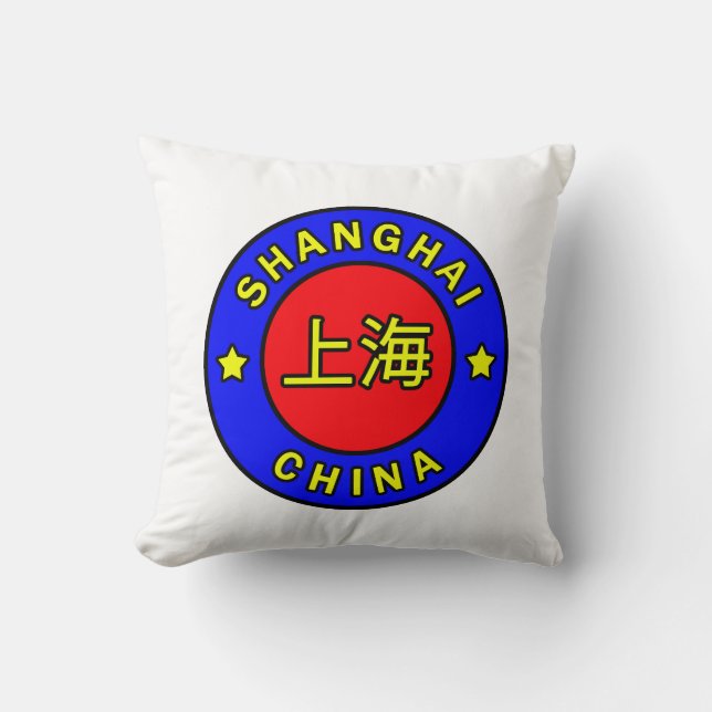 Shanghai China pillow (Front)