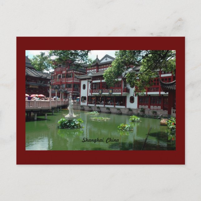 Shanghai, China Postcard (Front)