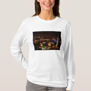 Shanghai China wonderful skyline with modern T-Shirt