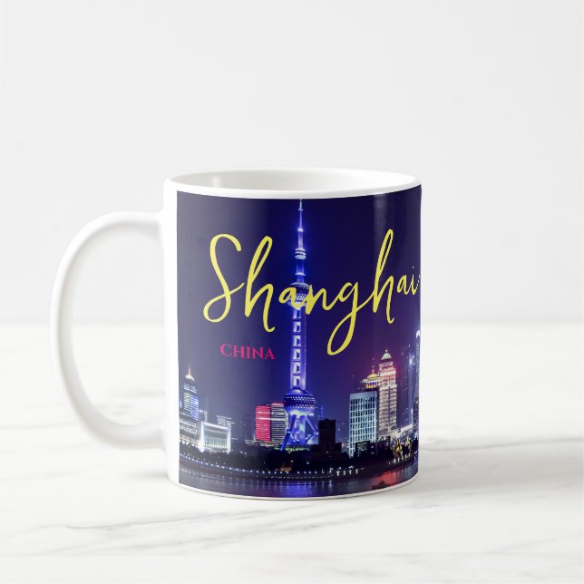 Shanghai Chine Café Mug Souvenir Coupe cadeau (Gauche)