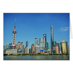 Shanghai, Chine - Vue depuis le Bund