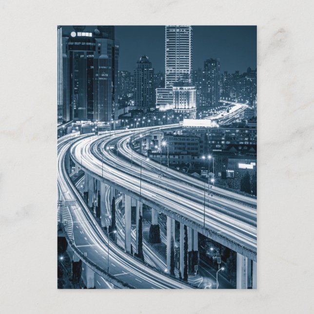 Shanghai Overpass 1 postcard (Front)