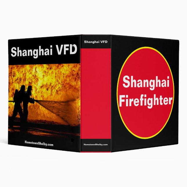 Shanghai Pompier 3 Classeur anneau (Arrière-plan)