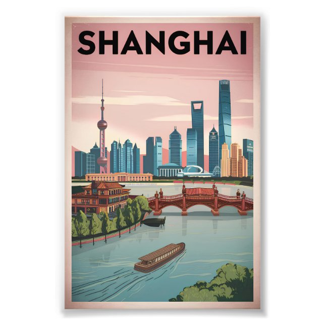 Shanghai vintage photo print (Front)