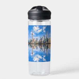 Shanghai Waterfront custom name / text Water Bottle