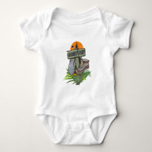Shanks's pony old hiking boots baby bodysuit
