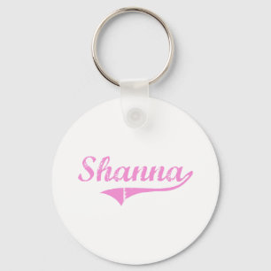Shanna Classic Style Name Keychain