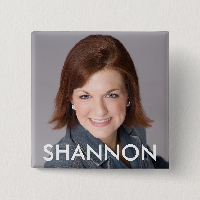SHANNON 2 INCH SQUARE BUTTON (Front)