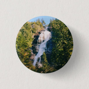 Shannon Falls, Squamish, Canada  1 Inch Round Button